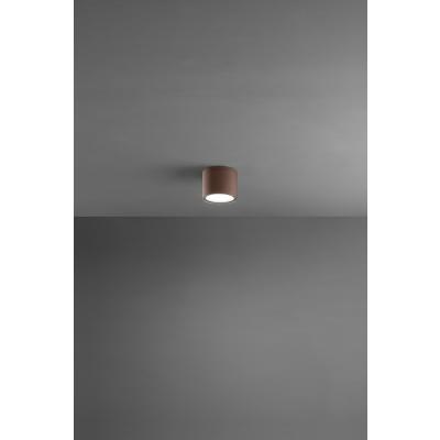 PLAFONIERA IN ALLUMINIO COL.CORTEN